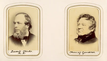 Portraits of Lumb Stocks and Thomas Landseer